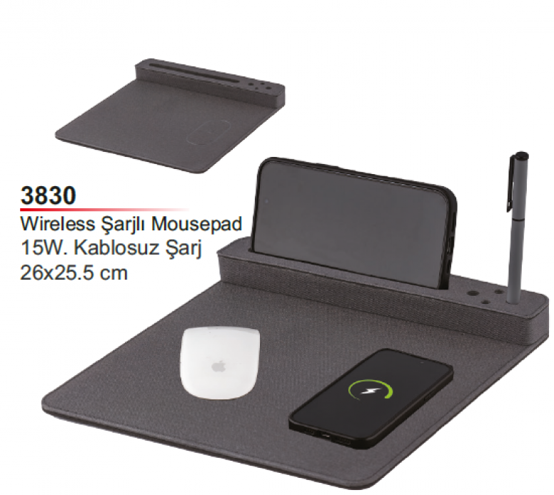 Wireless Şarj & Mousepad