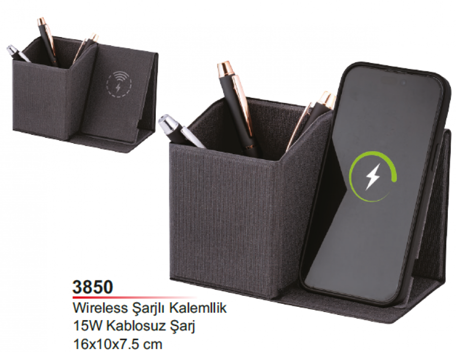 Wireless Şarj & Kalemlik