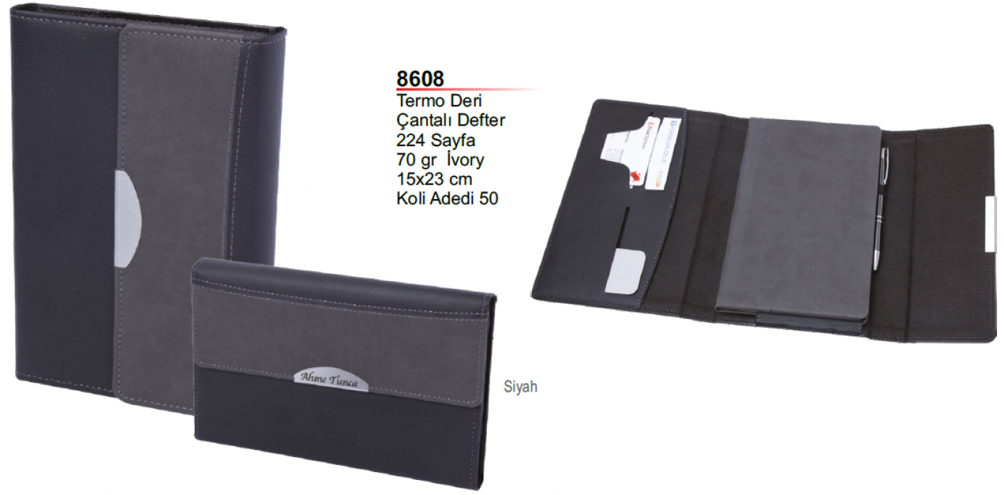 Termo Deri Çantalı Defter