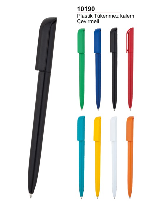 Plastik Tükenmez Kalem (Çevirmeli)